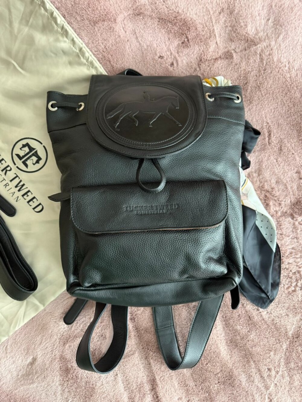 Tucker Tweed Leather Dressage Equestrian Backpack – Brandywine Style